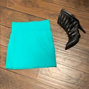 Bebe high waisted bodycon stretch miniskirt